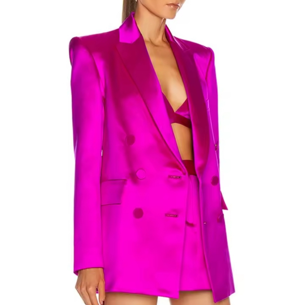 Pieces Set Slim blazer&Sexy V-neck Top &High Waist Pencil Skirt Suit Elegant Wo - Picture 9 of 9